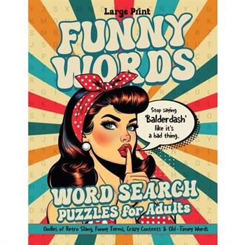 Funny Words Word Search Puzzles for Adults