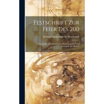 Festschrift zur Feier des 200