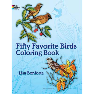 Fifty Favorite Birds Coloring Book