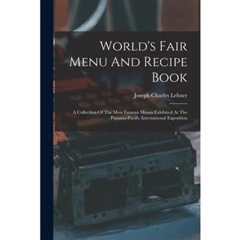 World's Fair Menu And Recipe Book