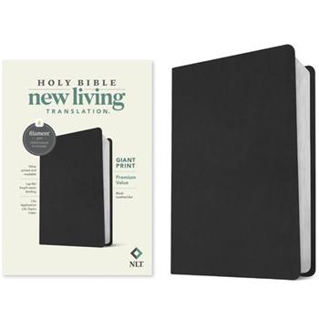 NLT Giant Print Premium Value Bible, Filament-Enabled Edition (Leatherlike, Black)