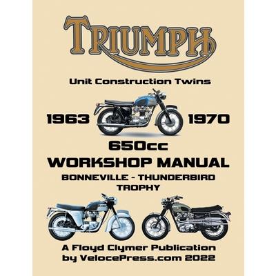 TRIUMPH 650cc UNIT CONSTRUCTION TWINS 1963-1970 WORKSHOP MANUAL
