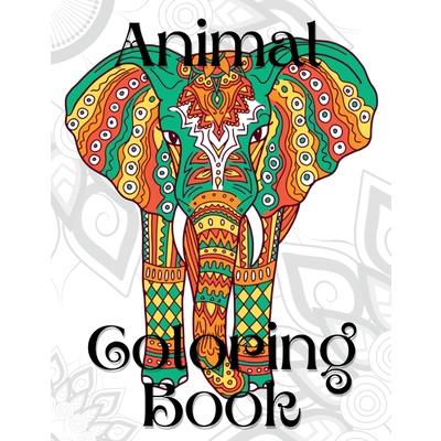 Animal Mandala Coloring Book