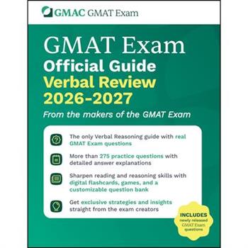 GMAT Official Guide Verbal Review 2026 - 2027: Book + Online     Question Bank