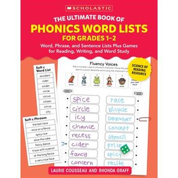 The Ultimate Book of Phonics Word Lists: Grades 1-2