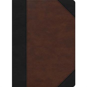 CSB Verse-By-Verse Reference Bible, Black/Brown Leathertouch