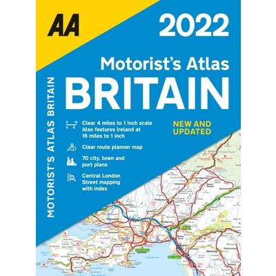 Motorists Atlas Britain Sp 2022