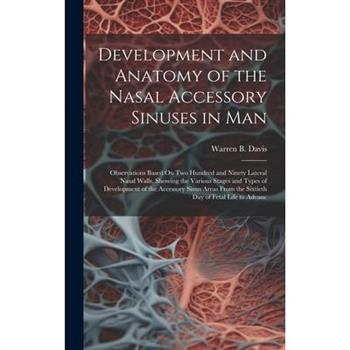 Development and Anatomy of the Nasal Accessory Sinuses in Man