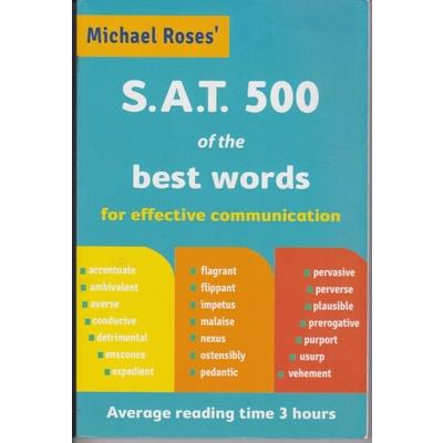 SAT 500 of the Best Words