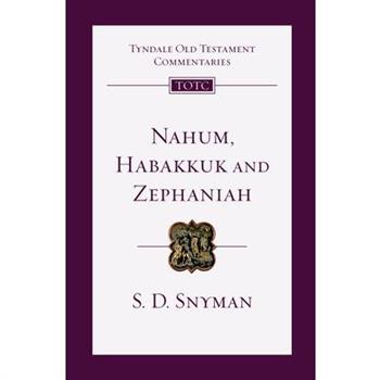 Nahum, Habakkuk and Zephaniah
