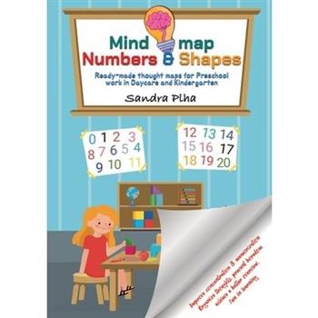 KitaFix-Mindmap Numbers & Shapes (Ready-made thought maps for Preschool work in Daycare and Kindergarten)