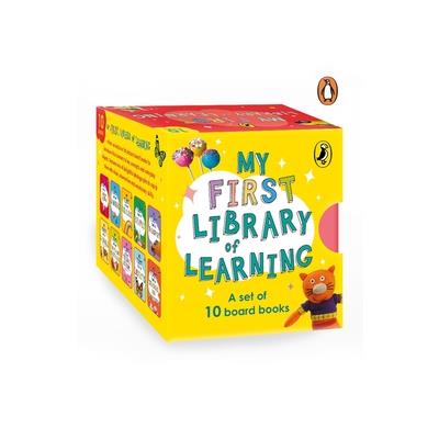 My First Library of Learning: Box Set, Complete Collection of 10 Early Learning Board Books for Super Kids, 0 to 3 Abc, Colours, Opposites, Numbers, Animals (Homeschooling/Preschool/Baby, Toddler)