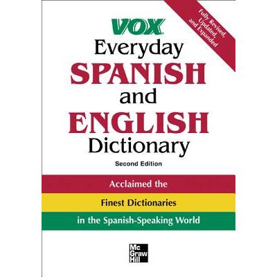 Vox Everyday Spanish And English Dictionary