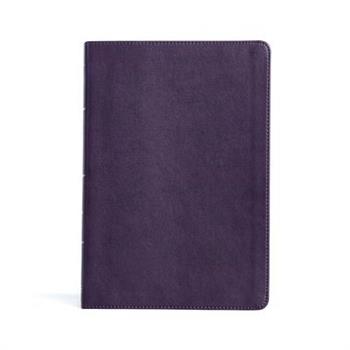 KJV Large Print Thinline Bible, Plum Leathertouch