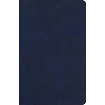 KJV Single-Column Compact Bible, Navy Leathertouch