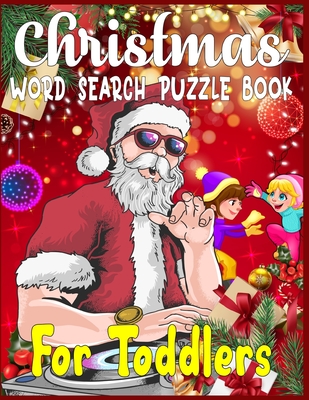 Christmas word search puzzle book for Toddlers