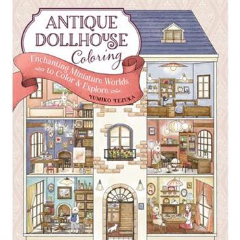 Antique Dollhouse Coloring
