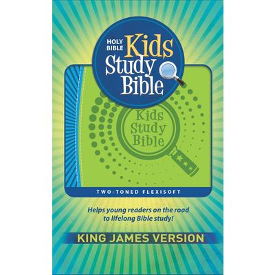 KJV Kids Study Bible Flex Green Blue