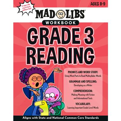Mad Libs Workbook: Grade 3 Reading
