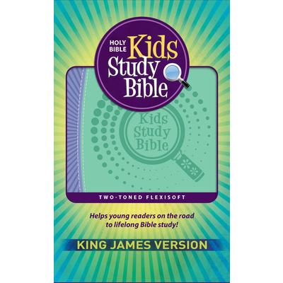 KJV Kids Study Bible Flex Purple Green