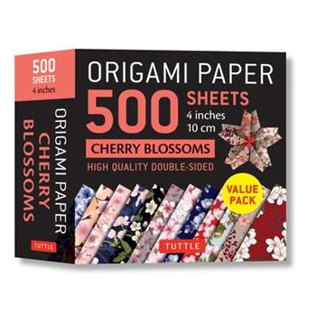 Origami Paper 500 Sheets Cherry Blossoms 4” (10 CM)