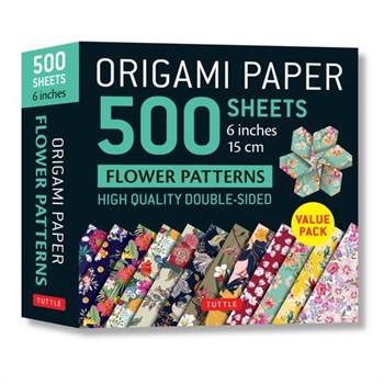Origami Paper 500 Sheets Flower Patterns 6 (15 CM)