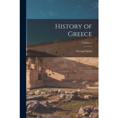 History of Greece; Volume 1