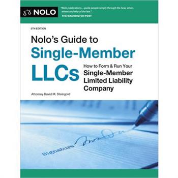 Nolo's Guide to Single-Member Llcs