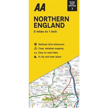Road Map Britain: Northern England