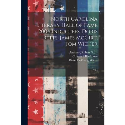 North Carolina Literary Hall of Fame 2004 Inductees
