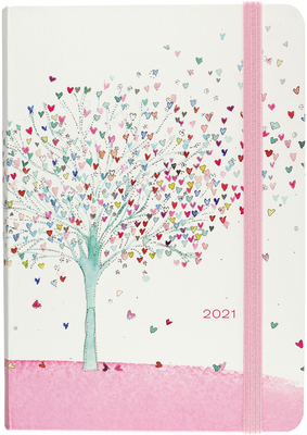 2021 Tree of Hearts Weekly Planner (16-Month Engagement Calendar)