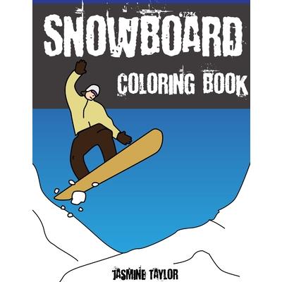 Snowboard Coloring Book