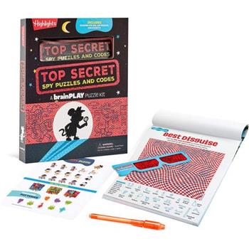 Brainplay Top Secret Spy Puzzles and Codes