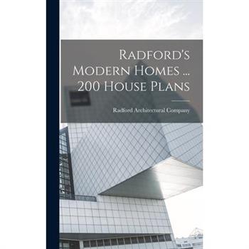 Radford's Modern Homes ... 200 House Plans