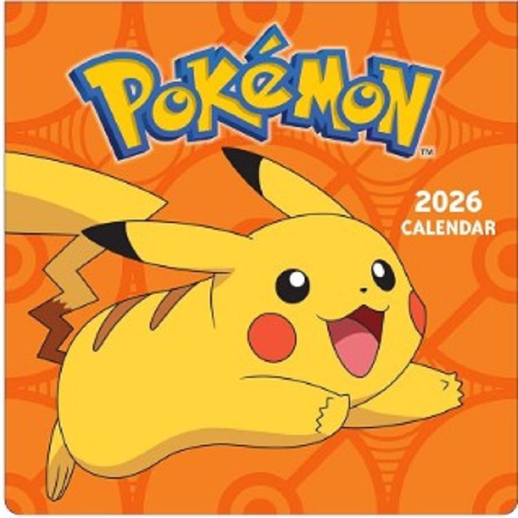 Pokemon 2026 Wall Calendar Pokemon 2026 Wall Calendar