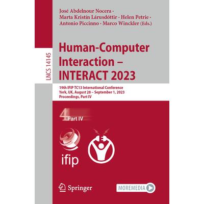Human-Computer Interaction - Interact 2023