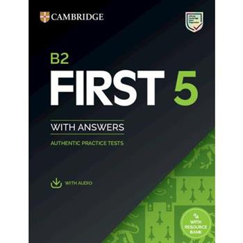 B2 First 5 Student’s Book with Answers with Audio with Resource Bank