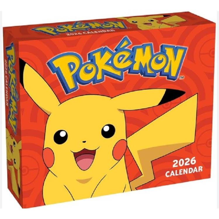 Pokemon 2026 Day-to-Day Calendar Pokemon 2026 Day-to-Day Calendar