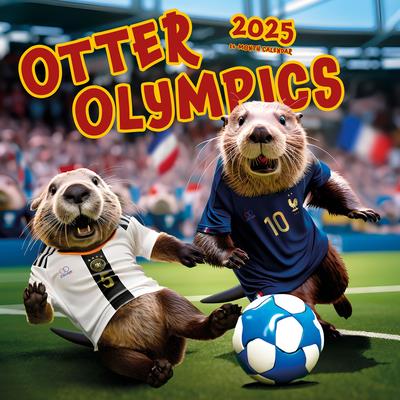 Otter Olympics 2025 12 X 24 Inch Monthly Square Wall Calendar Plastic-Free Otter Olympics 2025 12 X 24 Inch Monthly Square Wall Calendar Plastic-Free