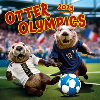 Otter Olympics 2025 12 X 24 Inch Monthly Square Wall Calendar Plastic-Free Otter Olympics 2025 12 X 24 Inch Monthly Square Wall Calendar Plastic-Free