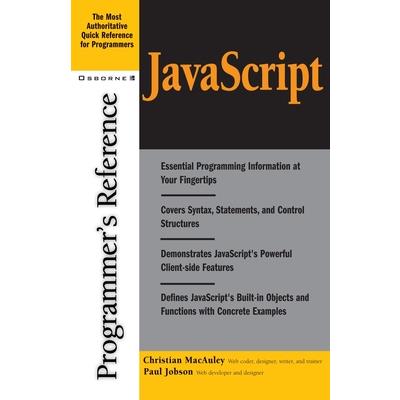 JavaScript Programmer’s Reference