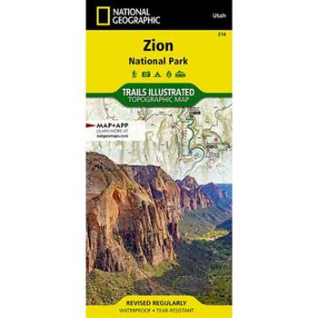 National Geographic Trails Illustrated Map Zion National Park