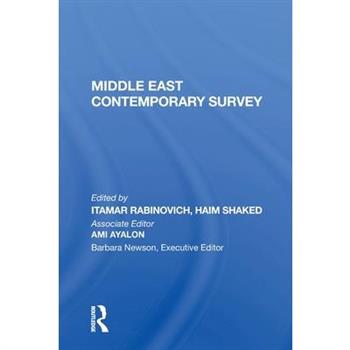 Middle East Contemporary Survey, Volume Xi, 1987