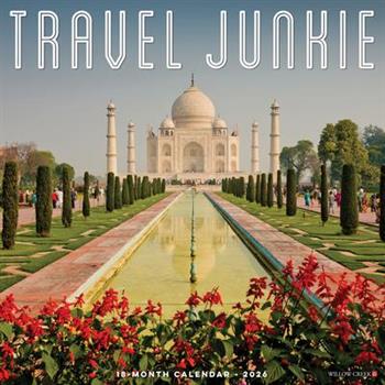Travel Junkie 2026 12 X 12 Wall Calendar