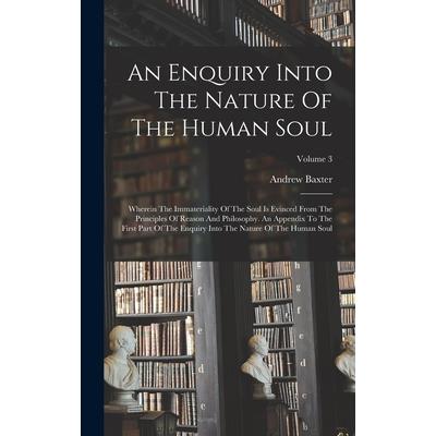 An Enquiry Into The Nature Of The Human Soul