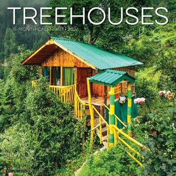 Treehouses 2026 12 X 12 Wall Calendar