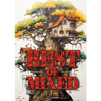Best of Mixed Coloring Book for Adults