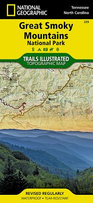 National Geographic Trails Illustrated Great Smoky Mountains National Park, Tennessee/Nort
