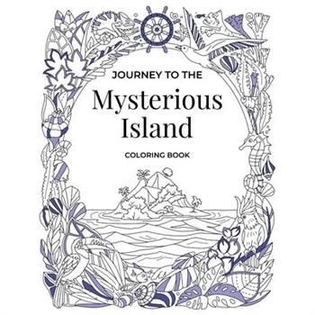 Journey to the Mysterious Island Coloring Book