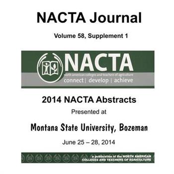 NACTA Journal Volume 58, Sup. 1